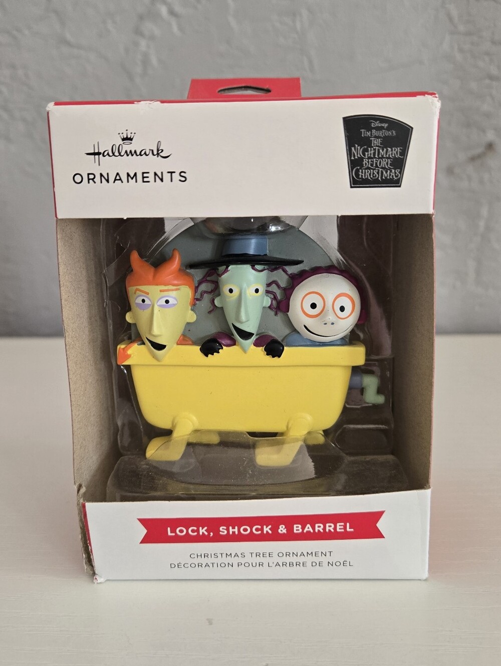 Hallmark Nightmare Before Christmas Lock, Shock & Barrel Ornament